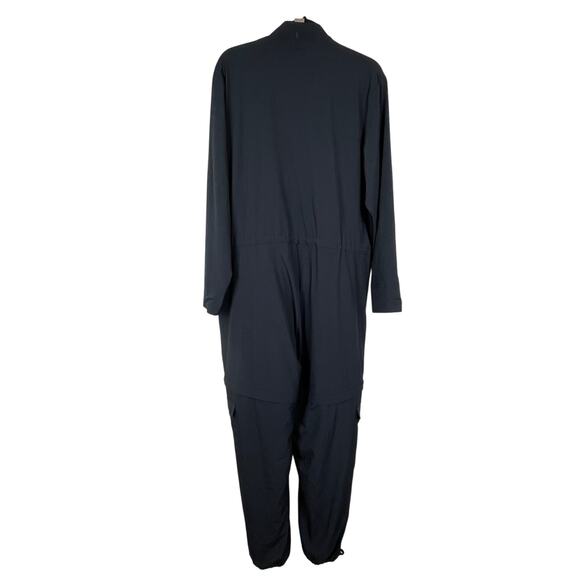 NWT Lole Forillon Convertible Jumpsuit XXL Black Detachable Legs Sustainable - Picture 6 of 11